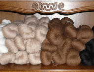 Strickgarne aus unserer Alpakafaser 2009